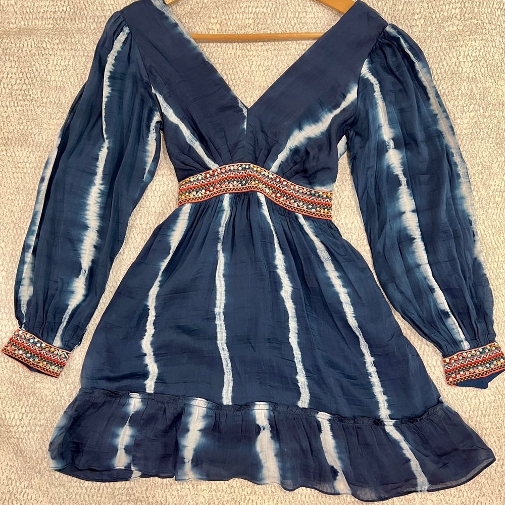Verb by Pallavi Singhee Beaded Tie Dye
Mini Dress